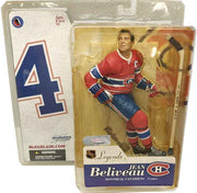NHL Hockey Canadiens 6 Inch Static Figure Sportspicks Legends - Jean Beliveau Red Jersey