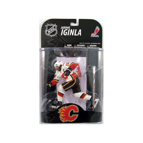 NHL Hockey Flames 6 Inch Static Figure Sportspicks Exclusive - Jarome Iginla White Jersey