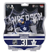 NHL Hockey Leafs 6 Inch Static Figure Deluxe PVC - Frederik Andersen Blue Jersey