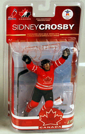NHL Hockey 6 Inch Action Figure Team Canada Series 2 - Sidney Crosby Red Jersey