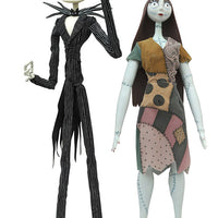 Nightmare Before Christmas 12 Inch Doll Figure - Jack & Sally In Coffin