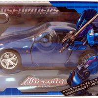 Nissan Fairlady Z Megatron Blue - Transformers Alternators Action Figure  Takara Toys