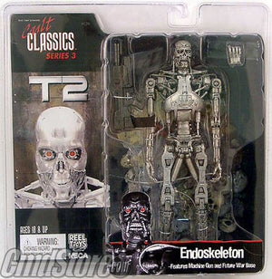 T-800 ENDO SKELETON from "T-2: JUDGEMENT DAY"  7" Action Figure CULT CLASSICS Series 3 Movie NECA REEL TOYS