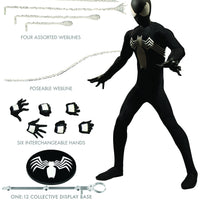 One-12 Collective 6 Inch Action Figure Marvel Comics - Black Costume Spider-Man