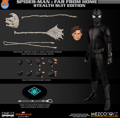 One-12 Collective 6 Inch Action Figure Spider-Man Far From Home - Spider-Man Stealth Suit