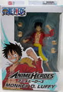 One Piece 6 Inch Action Figure Anime Heroes - Monkey D. Luffy