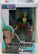 One Piece 6 Inch Action Figure Anime Heroes - Roronoa Zoro