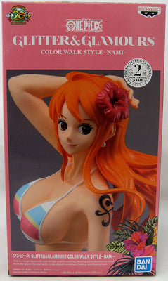 One Piece 6 Inch Static Figure Glitter & Glamour - Nami Color Walk V2