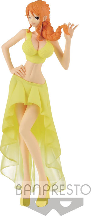 One Piece 6 Inch Static Figure Lady Edge Series - Nami Yellow Dress