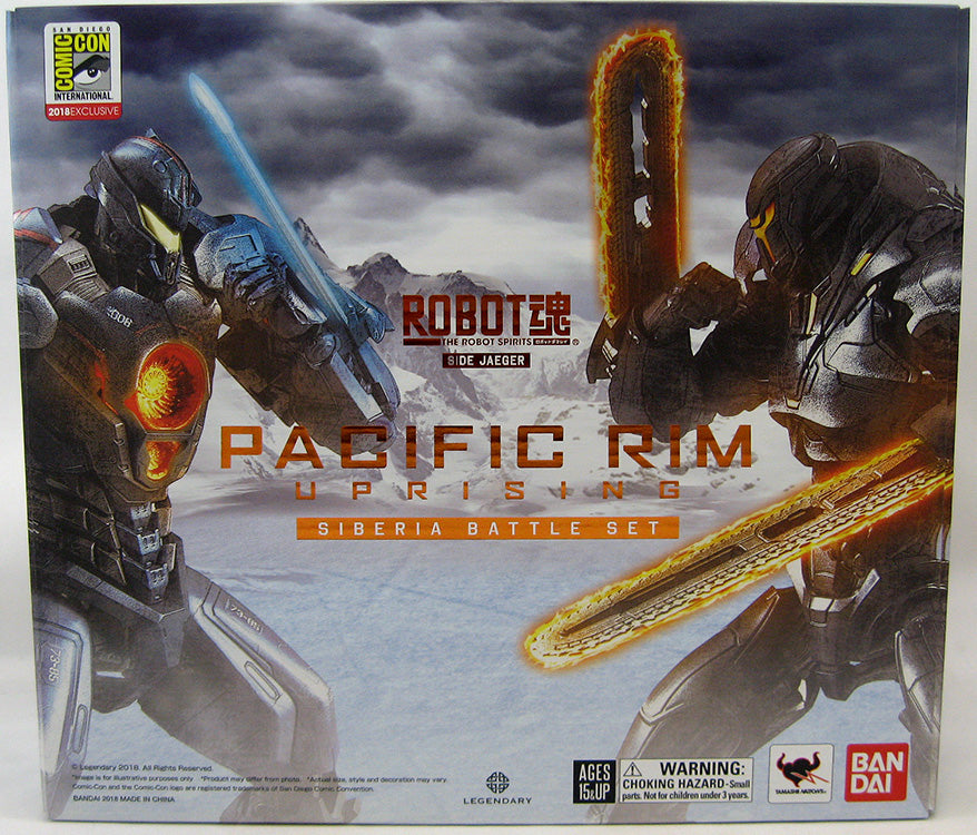 Pacific Rim Uprising 6 Inch Action Figure 2-Pack Robot Spirits Series - Siberia Battle Set SDCC 2018