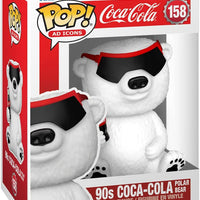 Pop Ad Icons Coca Cola 3.75 Inch Action Figure - 90s Coca-Cola Polar Bear #158