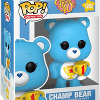 Pop Animation Care Bears 3.75 Inch Action Figure - Champ Bear #1203