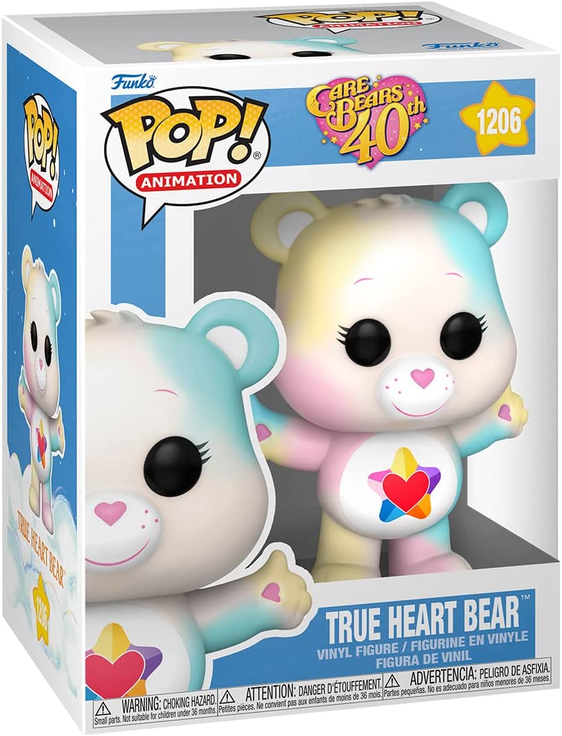 Pop Animation Care Bears 3.75 Inch Action Figure - True Heart Bear #1206