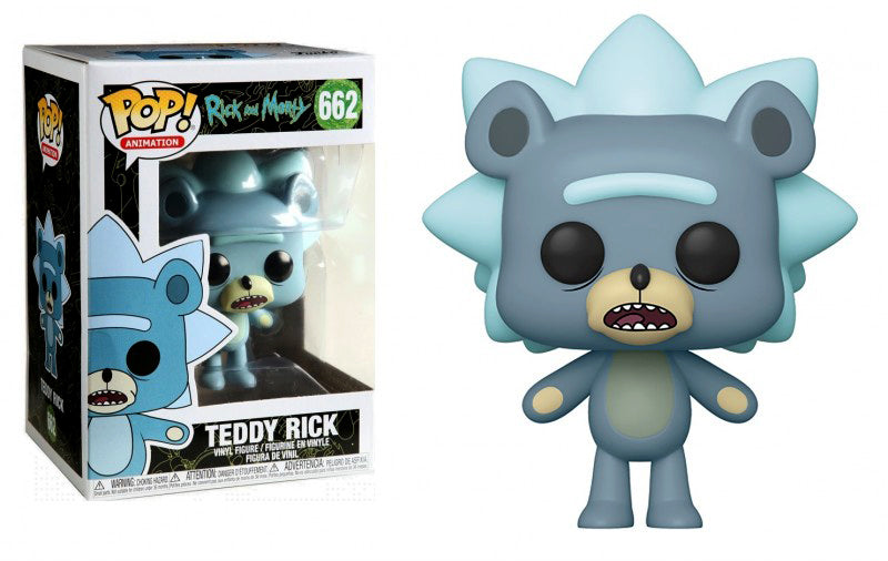 Pop Animation 3.75 Inch Action Figure Rick And Morty - Teddy Rick #662