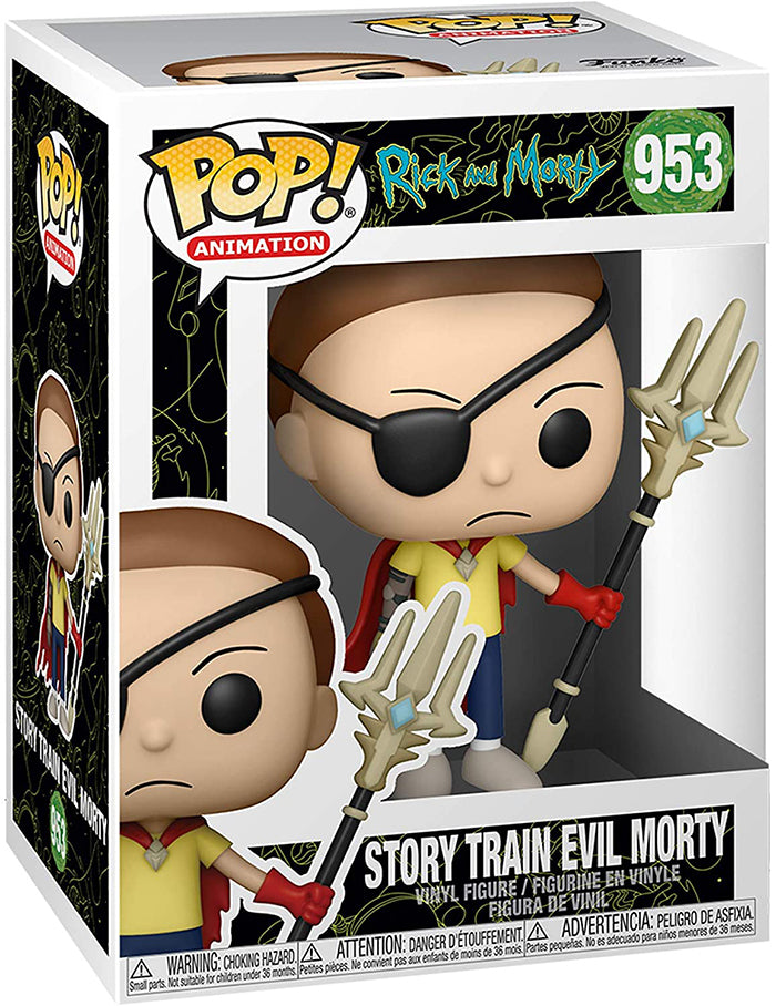 Pop Animation Rick and Morty 3.75 Inch Action Figure - Story Train Evil Morty #953
