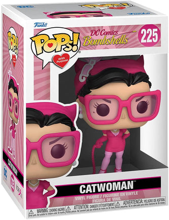 Pop DC Heroes Bombshells 3.75 Inch Action Figure Breast Cancer Awareness - Catwoman #225