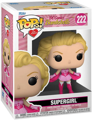 Pop DC Heroes Bombshells 3.75 Inch Action Figure Breast Cancer Awareness - Supergirl #222