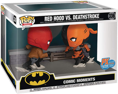 Pop DC Heroes Comic Momends 3.75 Inch Action Figure SDCC 2020 - Red Hood vs Deathstroke