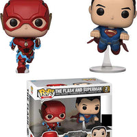 Pop DC Heroes Justice League 3.75 Inch Action Figure 2-Pack - The Flash and Superman