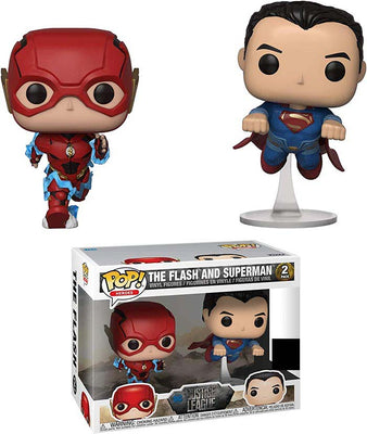 Pop DC Heroes Justice League 3.75 Inch Action Figure 2-Pack - The Flash and Superman