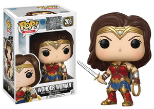 Pop DC Heroes Justice League 3.75 Inch Action Figure - Wonder Woman #206
