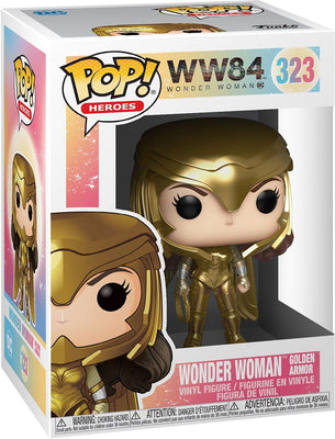 Pop DC Heroes 3.75 Inch Action Figure Wonder Woman 1984 - Wonder Woman Golden Armor #323