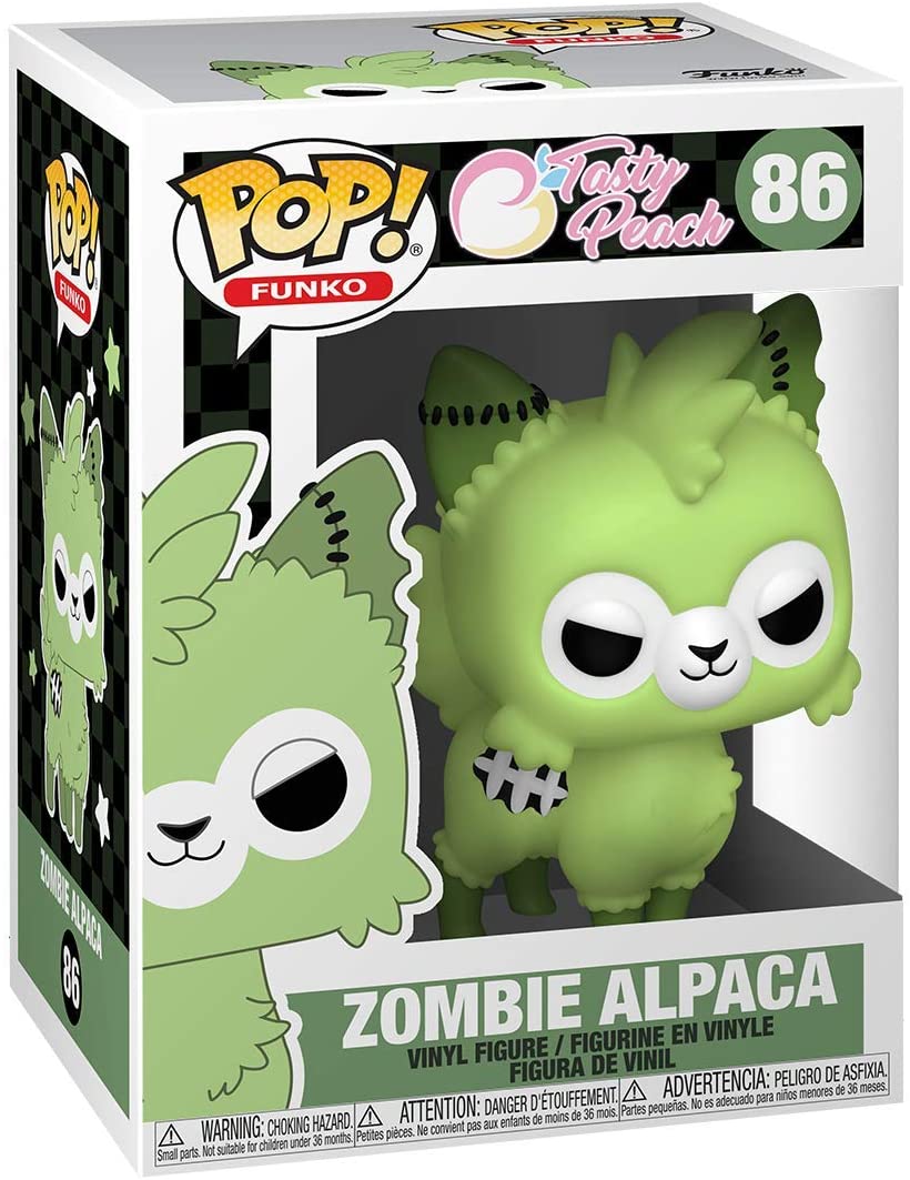 Pop Funko Tasty Peach 3.75 Inch Action Figure - Zombie Alpaca #86