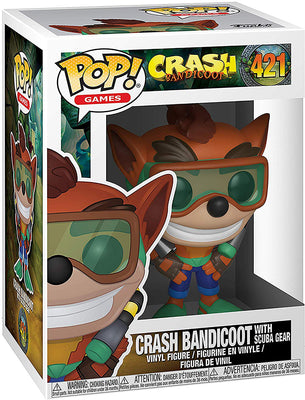 Pop Games 3.75 Inch Action Figure Crash Bandicoot - Crash Bandicoot #421