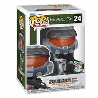 Pop Games Halo 3.75 Inch Action Figure Exclusive - Spartan Mark VII with Batle Rifle #24
