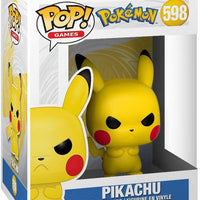Pop Games Pokemon 3.75 Inch Action Figure - Grumpy Pikachu #598