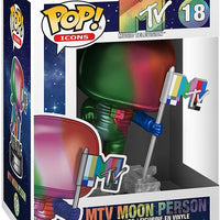Pop Icons MTV 3.75 Inch Action Figure - MTV Moon Person #18