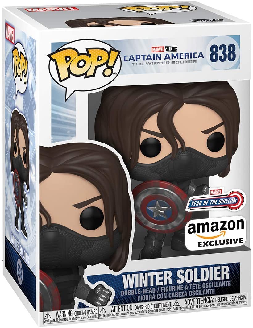 Pop Marvel Captain America 3.75 Inch Action Figure Exclusive - Winter Soldier #838