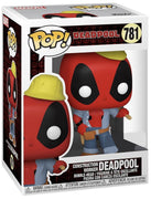 Pop Marvel Deadpool 3.75 Inch Action Figure - Construction Worker Deadpool #781