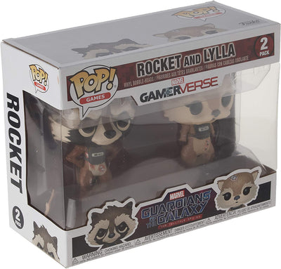 Pop Marvel Gamerverse 3.75 Inch Action Figure 2-Pack Exclusive - Rocket and Lylla