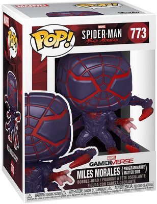 Pop Marvel Gamerverse 3.75 Inch Action Figure - Miles Morales Spider-Man Programmable Matter Suit #773