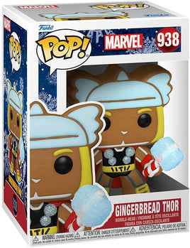 Pop Marvel 3.75 Inch Action Figure - Gingerbread Thor #938
