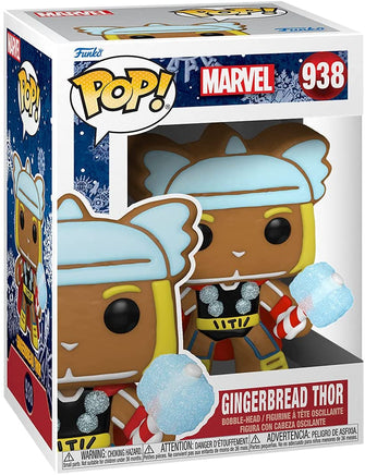Pop Marvel 3.75 Inch Action Figure - Gingerbread Thor #938