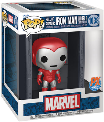 Pop Marvel Hall Of Armor 3.75 Inch Action Figure Deluxe Exclusive - Iron Man Model 8 #1038