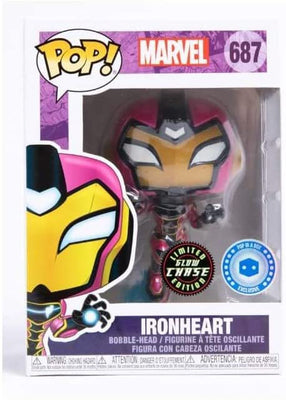 Pop Marvel Iron Man 3.75 Inch Action Figure Exclusive - Ironheart #687 Chase