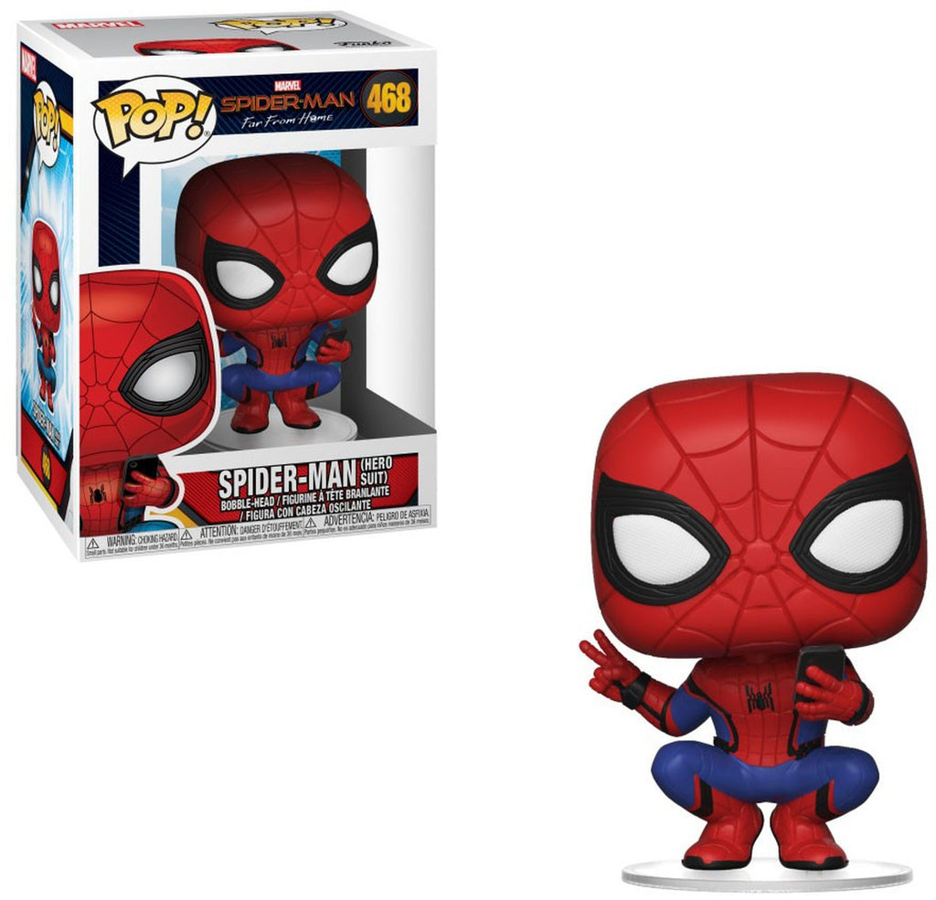 Pop Marvel 3.75 Inch Action Figure Spider-Man - Spider-Man Hero Suit #468