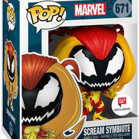 Pop Marvel Spider-Man 3.75 Inch Action Figure Exclusive - Scream Symbiote #671