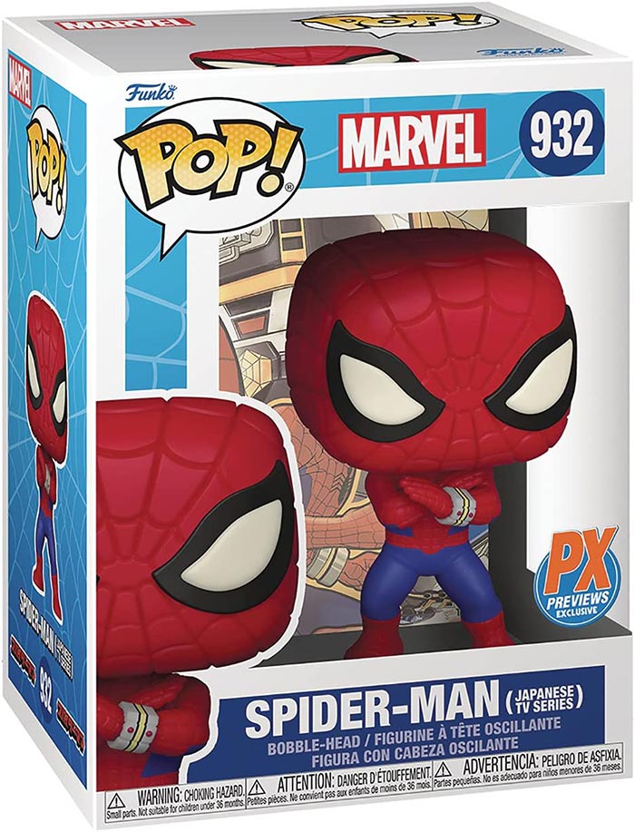 Pop Marvel Spider-Man Japanese TV 3.75 Inch Action Figure Exclusive - Spider-Man #932
