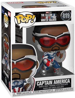 Pop Marvel The Falcon and the Winter Soldier 3.75 Inch Action Figure Exclusive - Captain America Sam Wilson #819