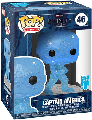 Pop Marvel The Infinity Saga 3.75 Inch Action Figure Art Series - Captain America #46