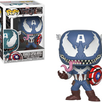 Pop Marvel 3.75 Inch Action Figure Venom - Venomized Captain America #364