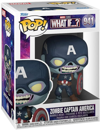 Pop Marvel What If 3.75 Inch Action Figure - Zombie Captain America #941