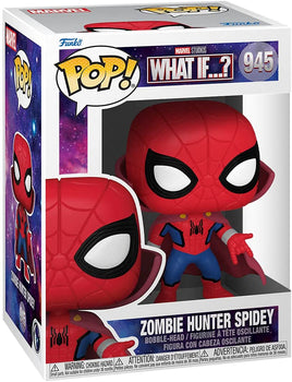Pop Marvel What If 3.75 Inch Action Figure - Zombie Hunter Spider-Man #945
