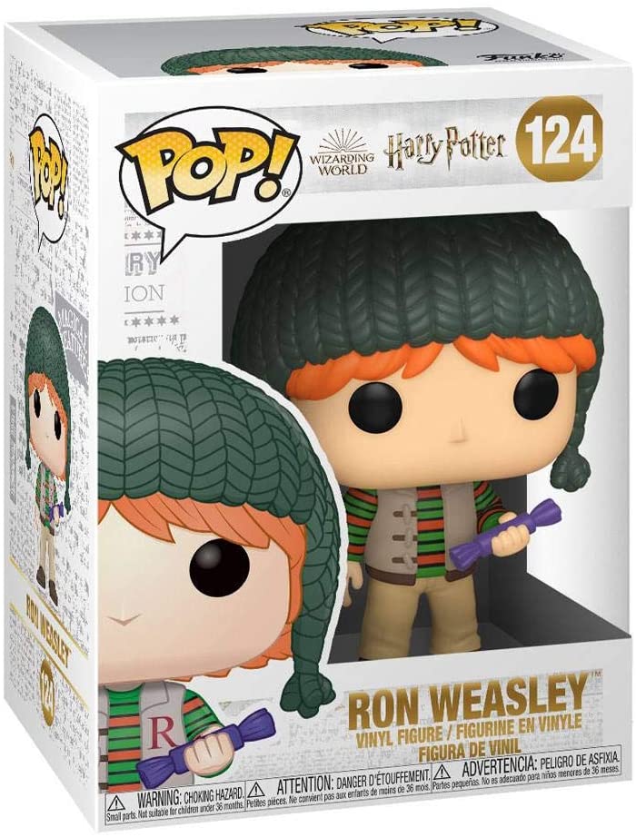 Pop Movies Harry Potter 3.75 Inch Action Figure - Holiday Ron Weasley #124