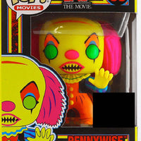 Pop Movies IT 3.75 Inch Action Figure Exclusive - Blacklight Pennywise #55