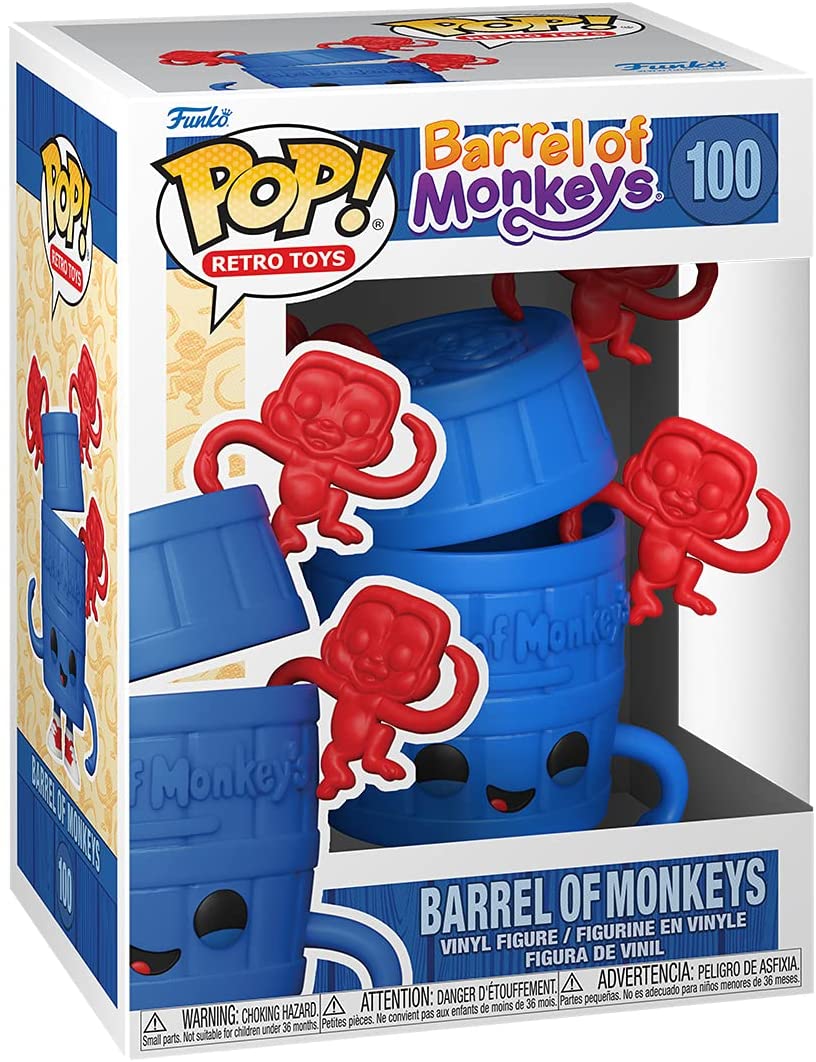 Pop Retro Toys Barrel Of Monkeys 3.75 Inch Action Figure - Barrel Of Monkeys #100